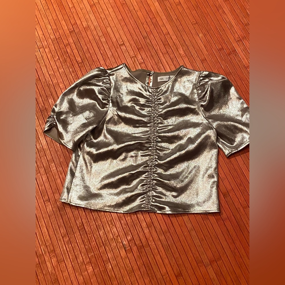 Silver Zara shirt